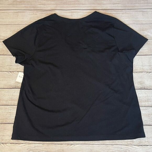 Beaded V-Neck Tee - Picture 4 of 5